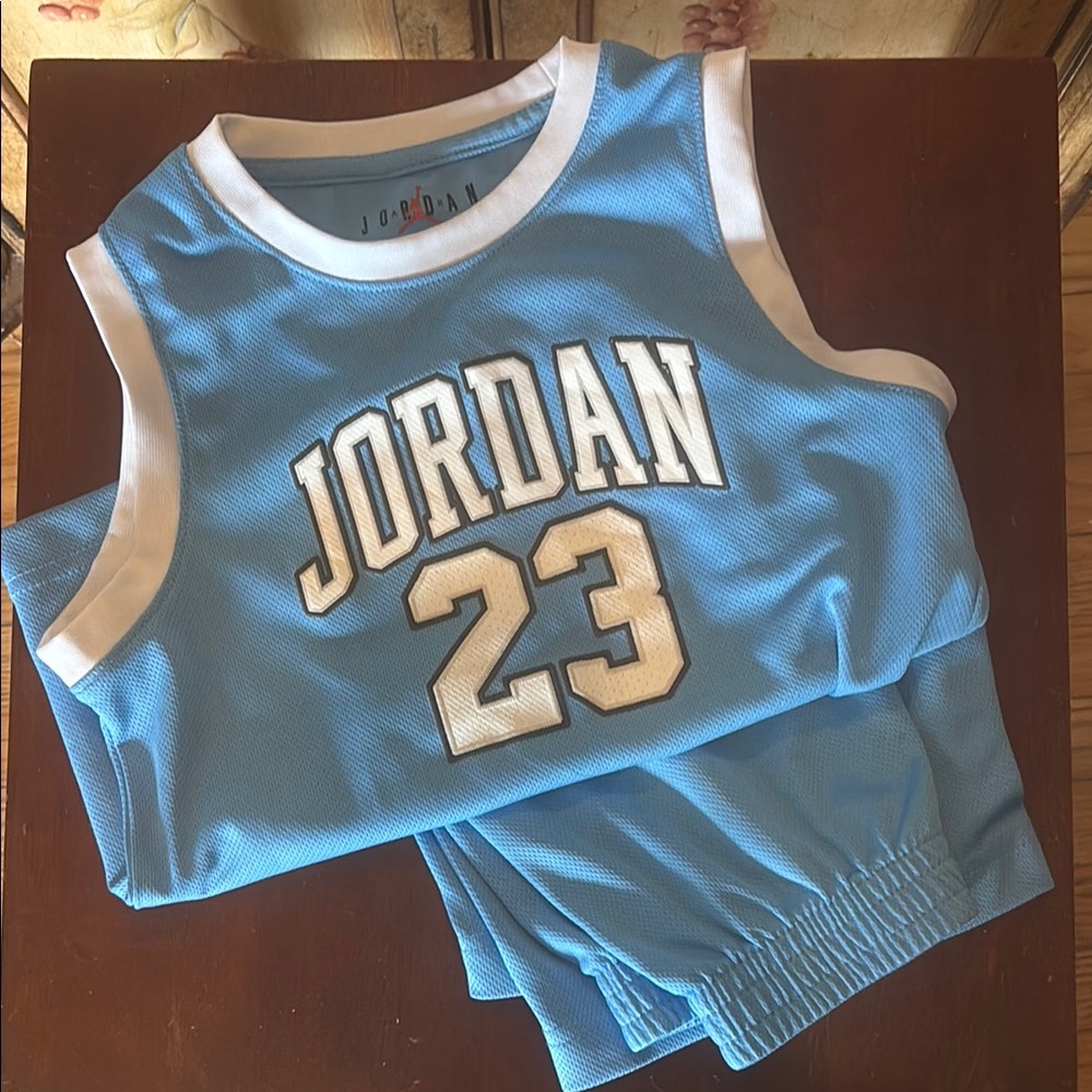 Jordan Kids Blue Basketball Tank Top